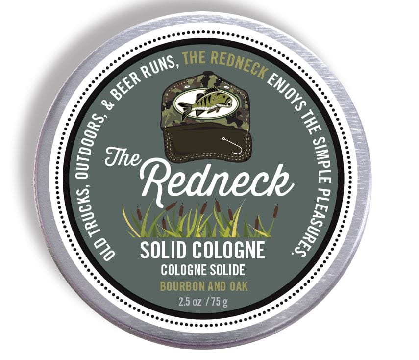 Redneck Solid Cologne in Bourbon & Oak