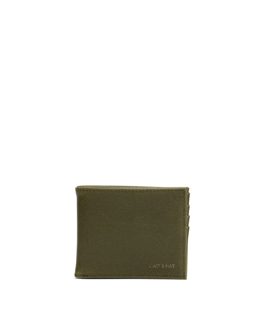RUBBEN Vegan Folded Men's Wallet - Olive
