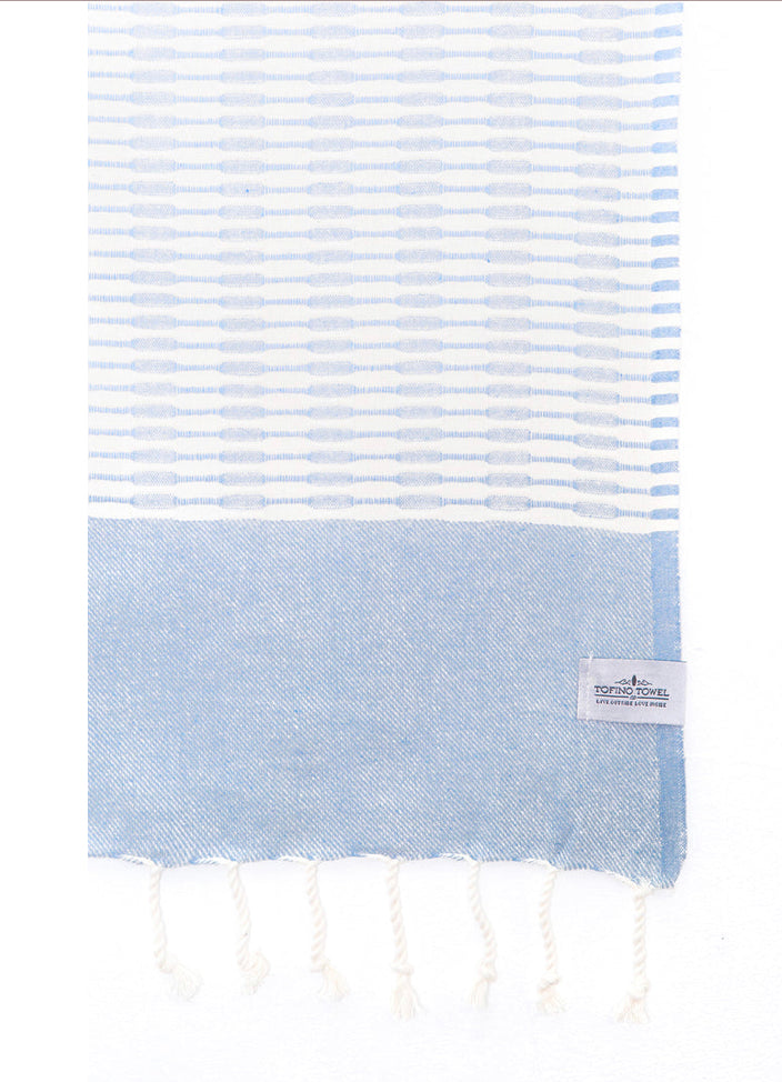 The Ripple Bath Towel - Blue