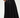 Stretch Taffeta Pleated Skirt - Black