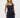 Square Neck Tank w/ Zip - Navy