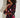 Floral Wrap Dress With Belt - Black/Multi