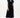 Midnight Blue Cap Sleeved Front Tie Dress