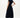 Midnight Blue Cap Sleeved Front Tie Dress