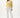 Yellow Ruched Sleeve Blazer W/Button