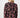 Purple Abstract Rhinestone Mock Neck Sweater