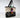 Black & Cream Cotton Tote W/Colorful Tassel
