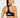 Essential Front Zip Medium Impact Sports Bra - Black