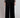 Velvet Wide Leg Pant - Black