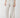 Elastic Waist Linen Pants - Light Ecru