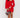 Bellini Red Knit Mini Dress