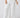 Lace Trim Wide Leg Pant - White