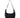Rea Nylon Crossbody Moonbag - Black