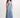 Tie Dye V Neck Maxi Dress -Blue