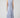 Pleat Detail Smocked Waist Dress - Chambray Stripe