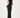 Cap Sleeve Side Slit Gown - Black