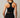 Anywhere Cropped Built-In Bra Tank - Black
