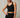 Anywhere Cropped Built-In Bra Tank - Black