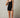 Anywhere Cropped Built-In Bra Tank - Black
