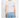 Cap Sleeve Rib Tee - White w/ Black