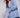 Oversize V Neck Sweater - H Satin Sky