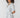 Belted Shirtdress - White/Blue Dress
