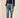 Aubrey Carpenter Jeans w/ Removable Scarf -Misty Blue