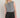 Cable Sweater Vest -Grey