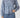 Balloon Sleeved Blouse - Blue/White Paisley
