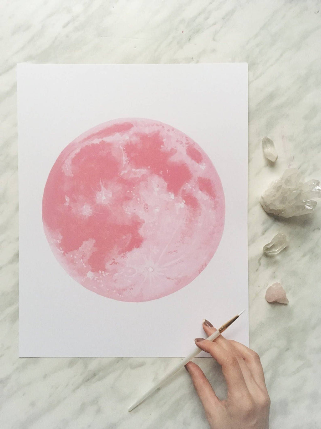 Pink Moon 11 x 14 Art Print
