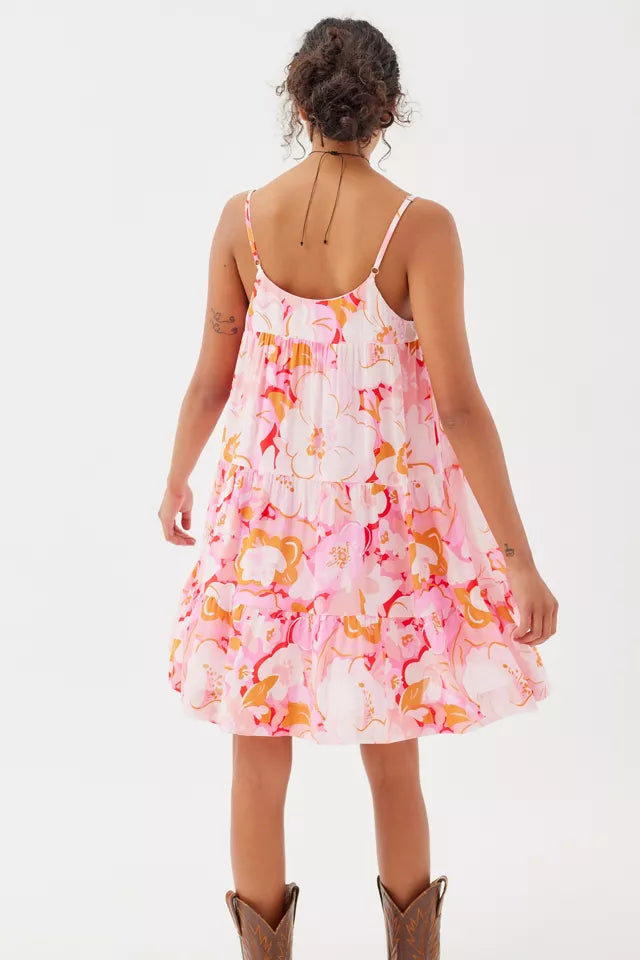 Josie Tiered Floral Mini Dress