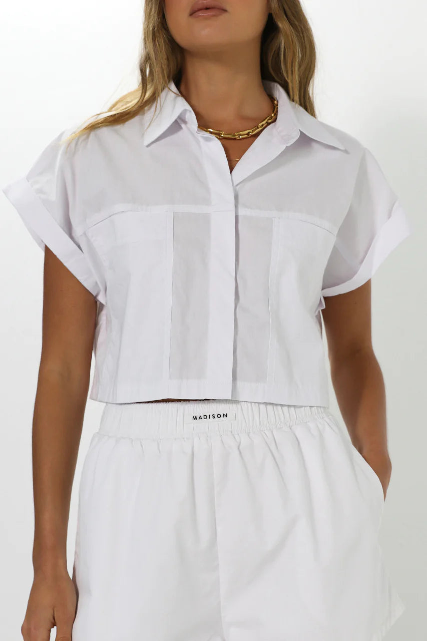 Oakley Cropped Shirt - White