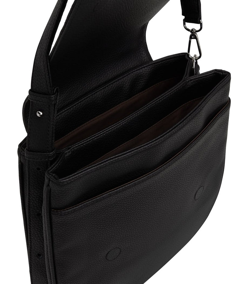 MATCH Vegan Shoulder Bag - Black