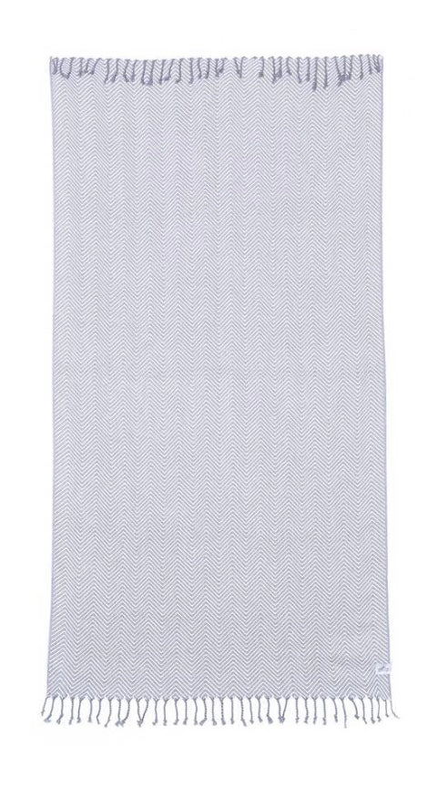 The Swell Towel - Grey/ White