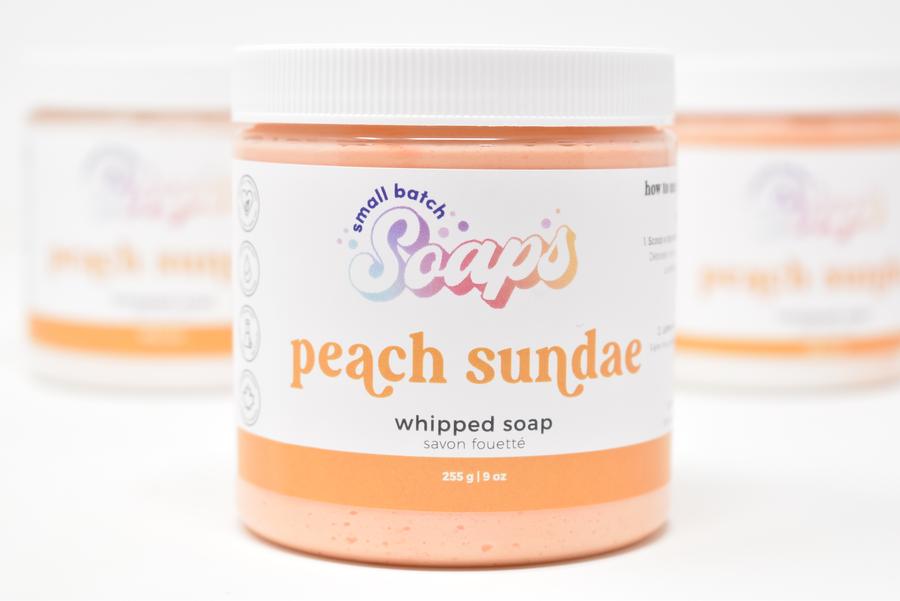 Peach Sundae Whipped Soap