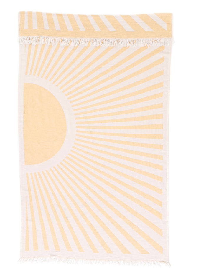 The Sun Flare Towel - Lemon