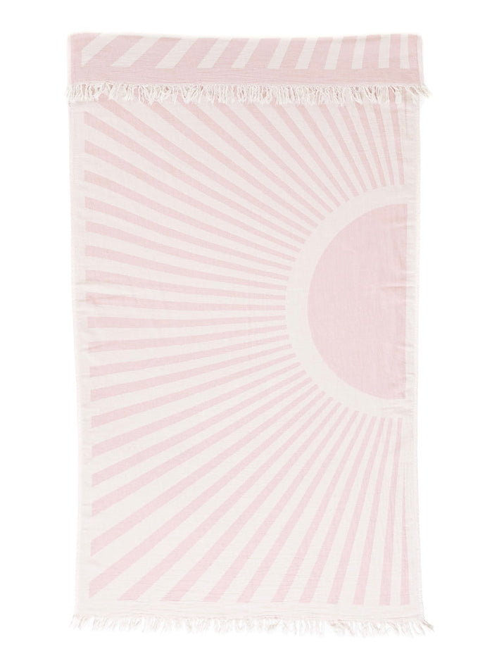 The Sun Flare Towel - Rose Smoke