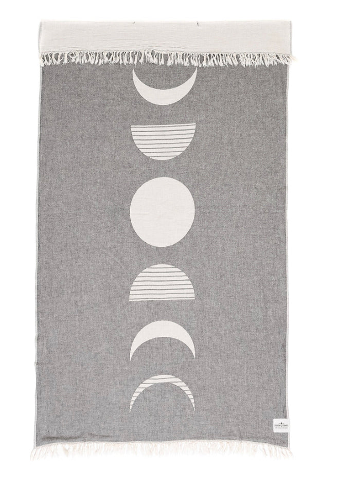 The Moon Phase Towel - Granite