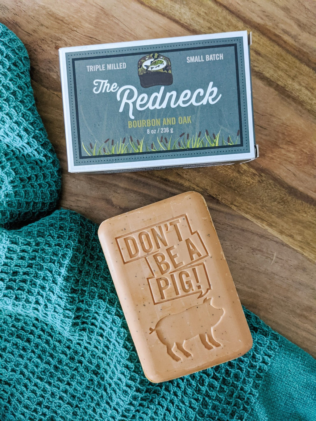 WW The Redneck Bourbon and Oak Exfoliating Bar Soap