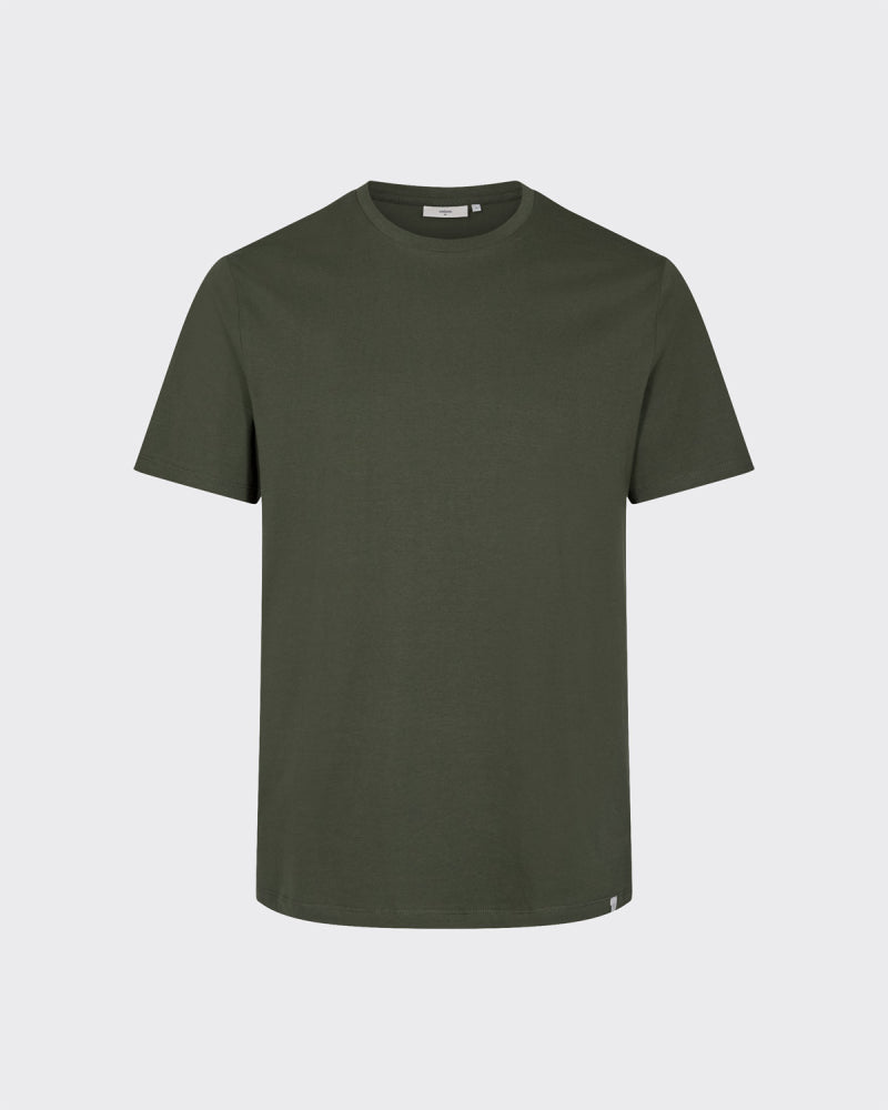 Men's Luka Short Sleeved T-Shirt Black and Racing Green