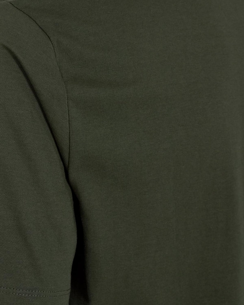 Men's Luka Short Sleeved T-Shirt Black and Racing Green